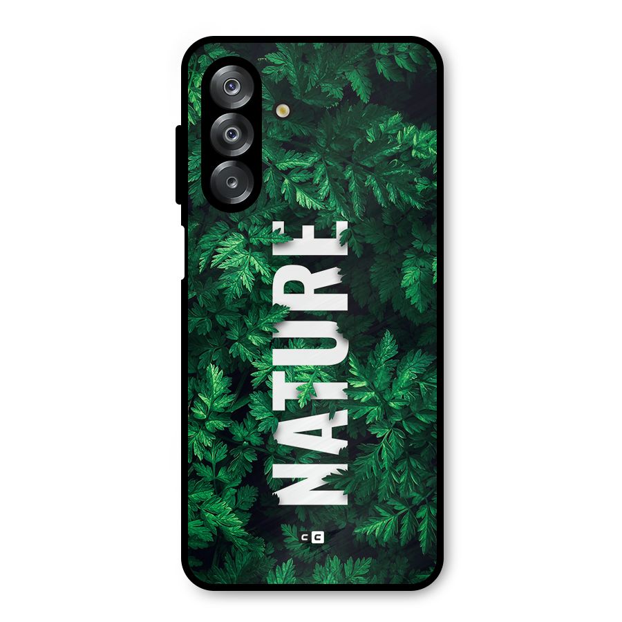 Nature Leaves Metal Back Case for Galaxy A26