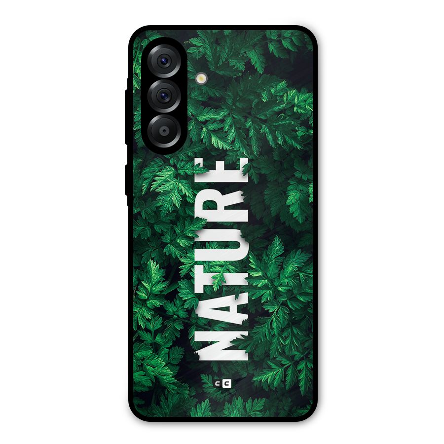 Nature Leaves Metal Back Case for Galaxy A36