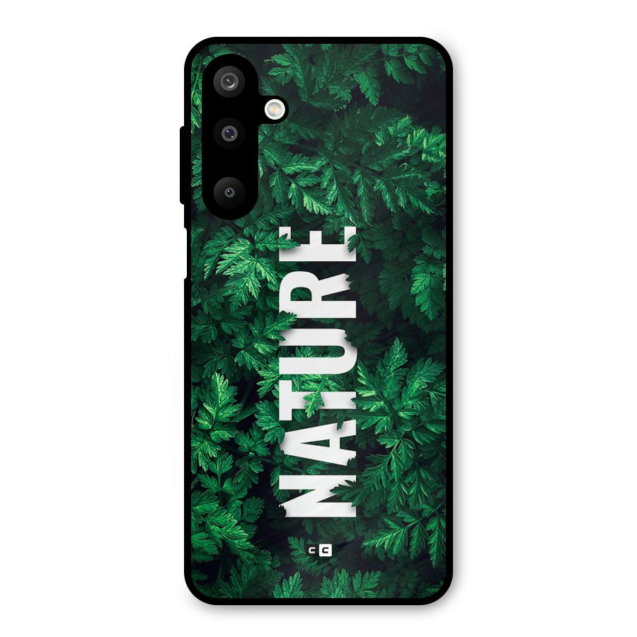 Nature Leaves Metal Back Case for Galaxy M16