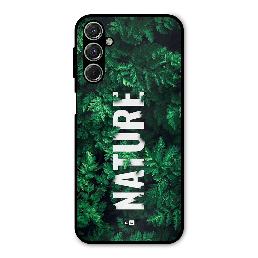 Nature Leaves Metal Back Case for Galaxy M34