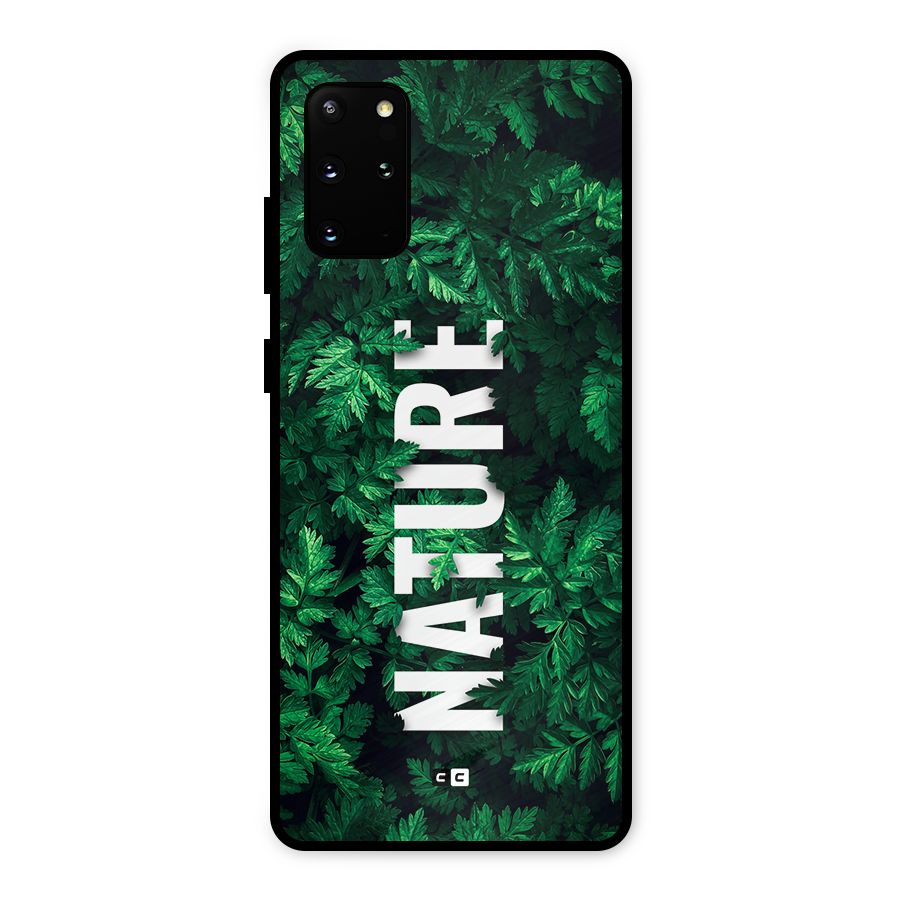 Nature Leaves Metal Back Case for Galaxy S20 Plus