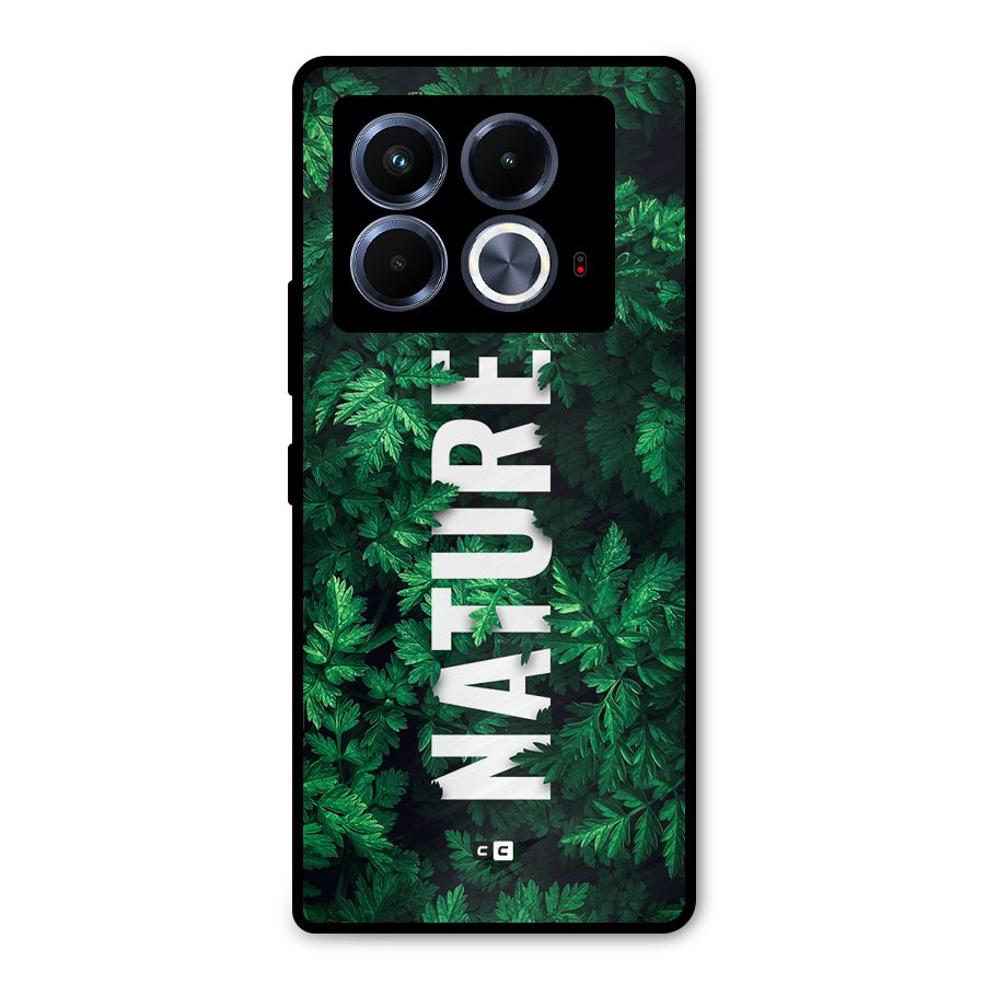 Nature Leaves Metal Back Case for Infinix Note 40 5G