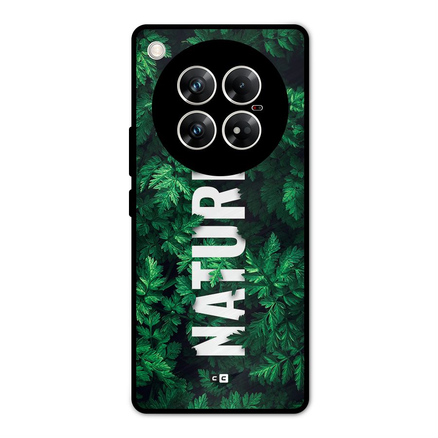 Nature Leaves Metal Back Case for Infinix Zero 40 5G
