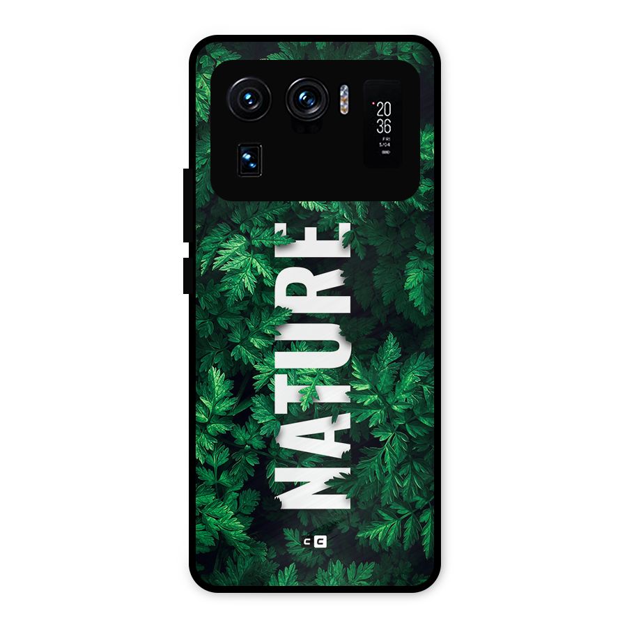 Nature Leaves Metal Back Case for Mi 11 Ultra