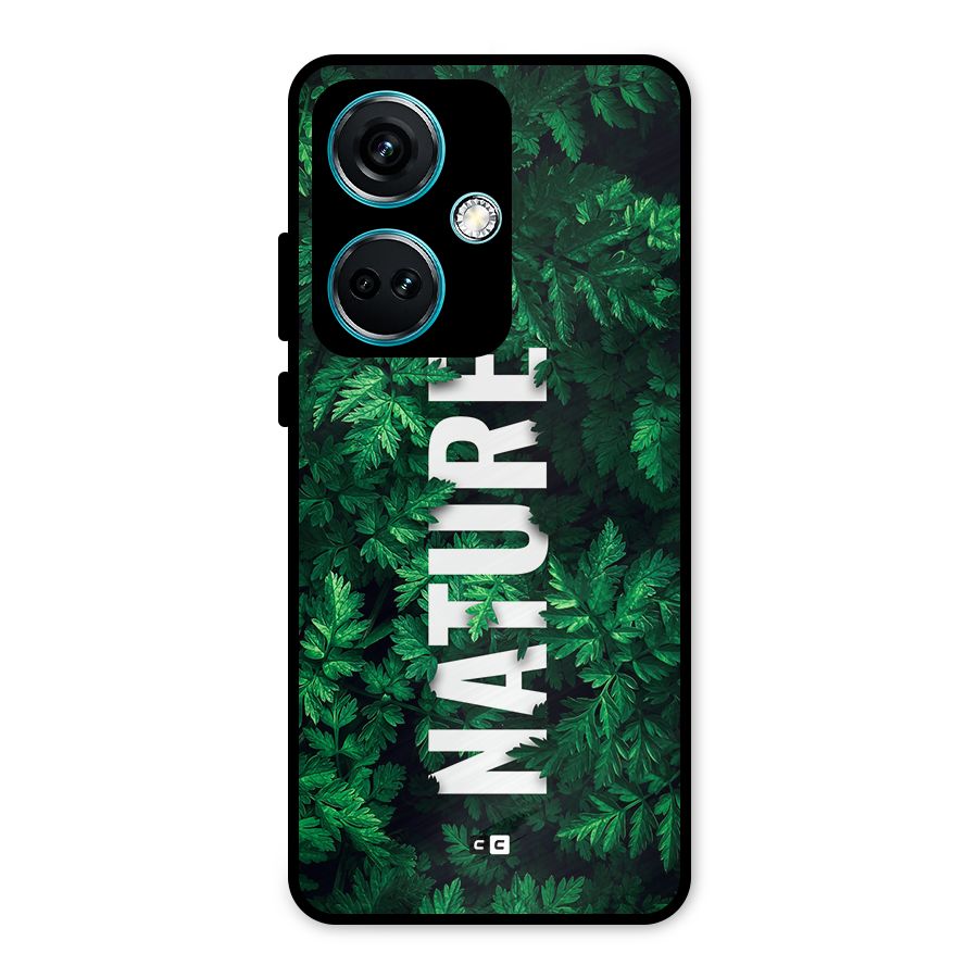 Nature Leaves Metal Back Case for OnePlus Nord CE 3 5G