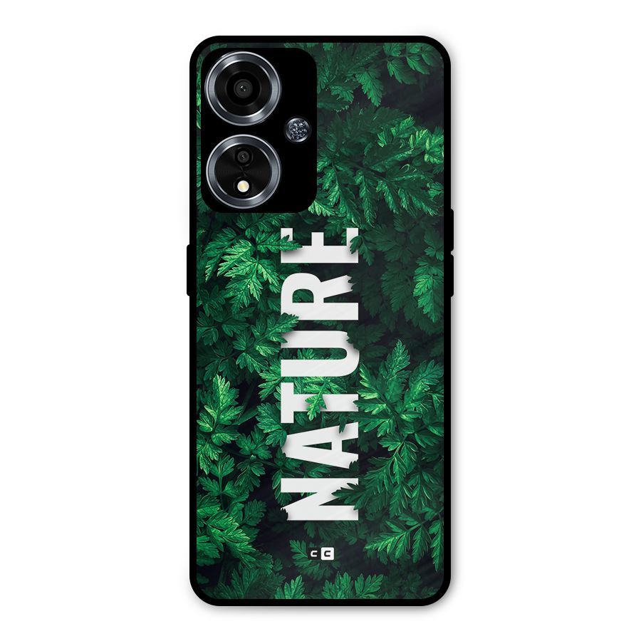 Nature Leaves Metal Back Case for Oppo A59