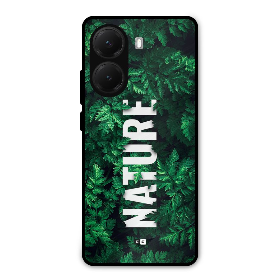Nature Leaves Metal Back Case for Poco X7 Pro