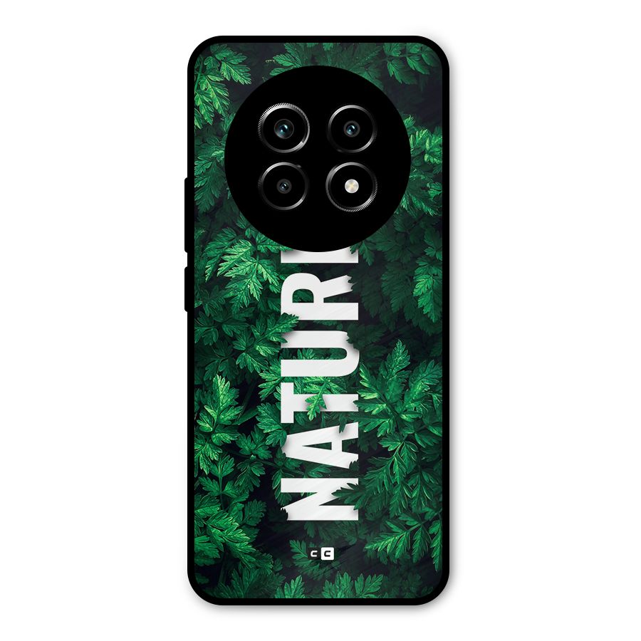 Nature Leaves Metal Back Case for Realme 13 Pro