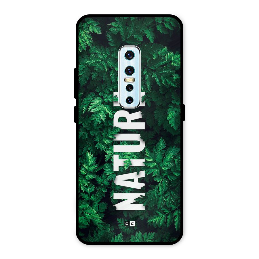 Nature Leaves Metal Back Case for Vivo V17 Pro