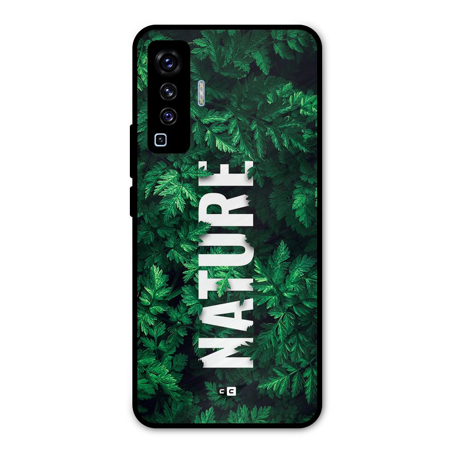 Nature Leaves Metal Back Case for Vivo X50