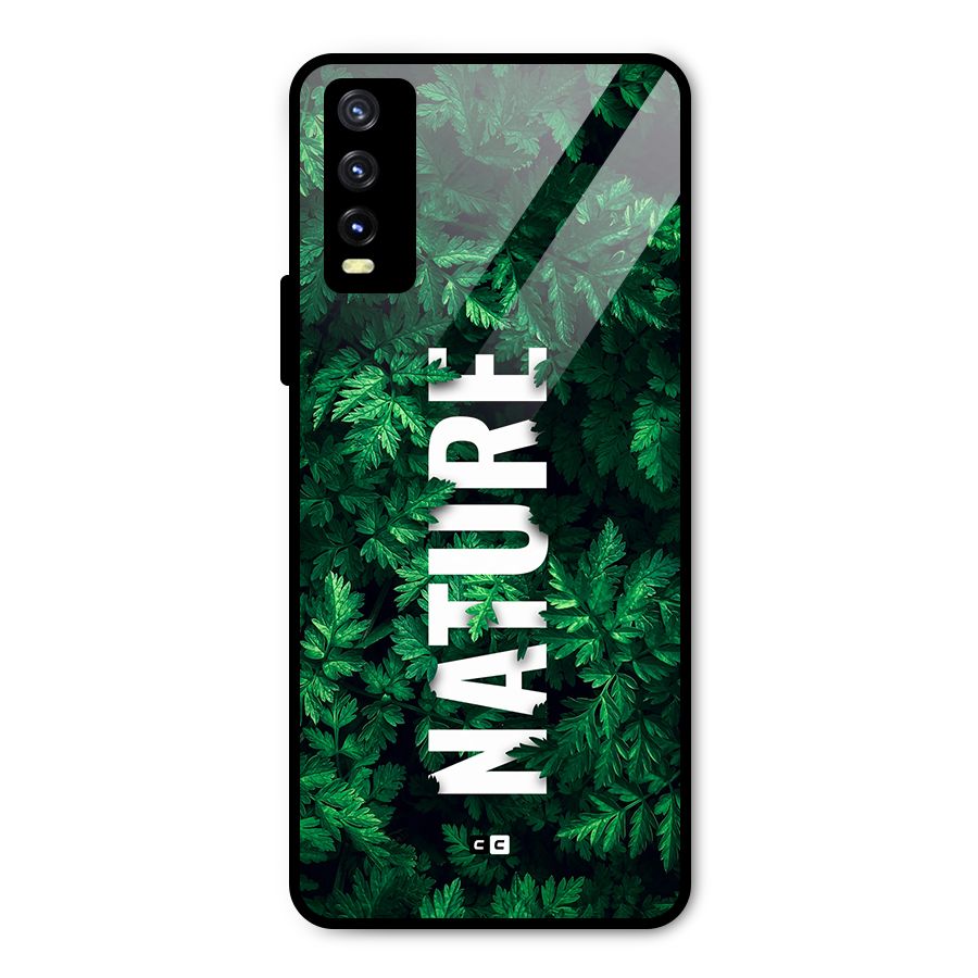 Nature Leaves Metal Back Case for Vivo Y20