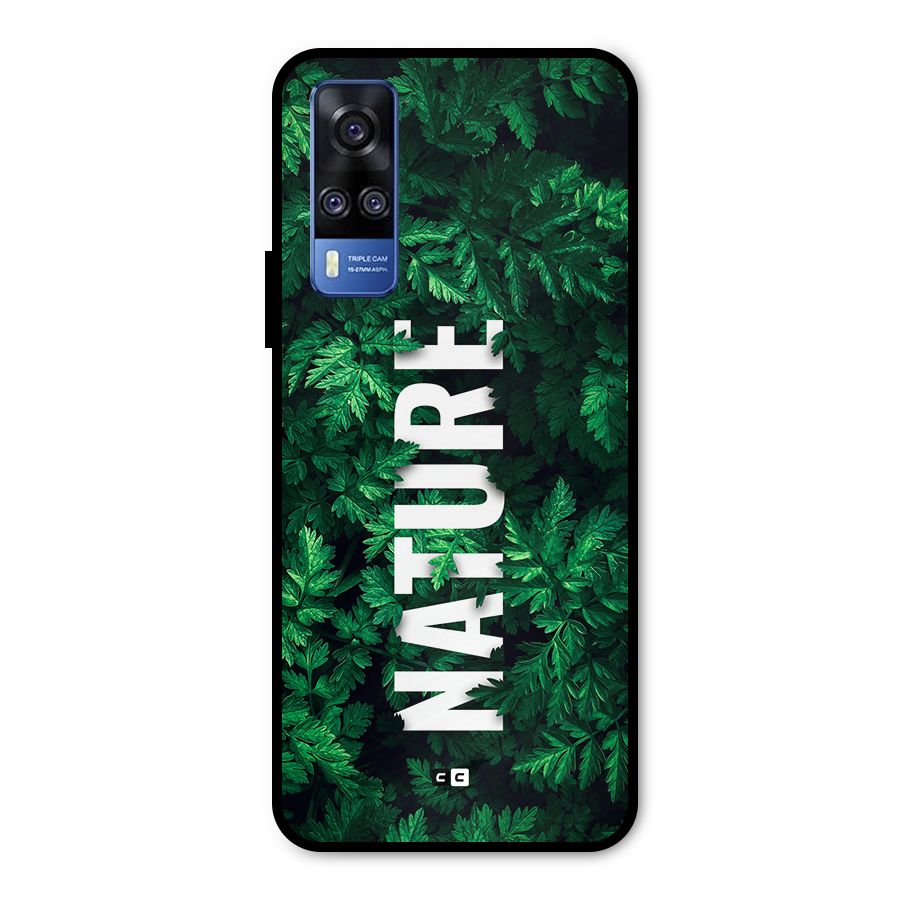 Nature Leaves Metal Back Case for Vivo Y31