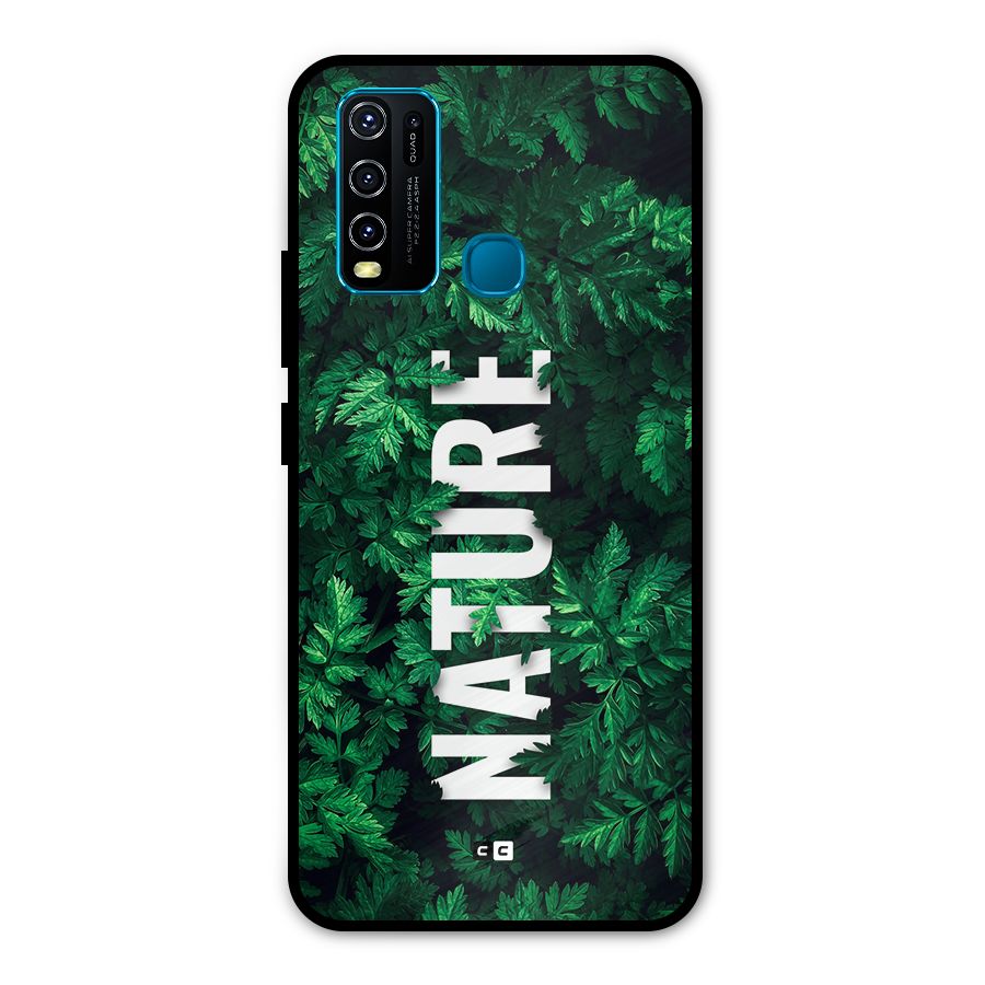 Nature Leaves Metal Back Case for Vivo Y50