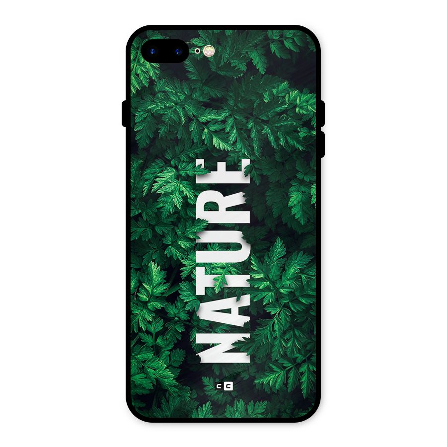 Nature Leaves Metal Back Case for iPhone 7 Plus