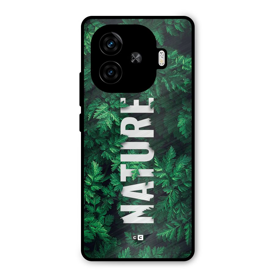 Nature Leaves Metal Back Case for iQOO Neo 10R