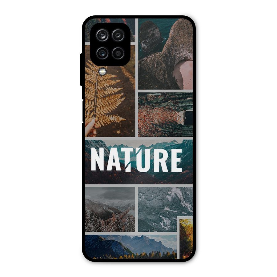 Nature Travel Metal Back Case for Galaxy A12