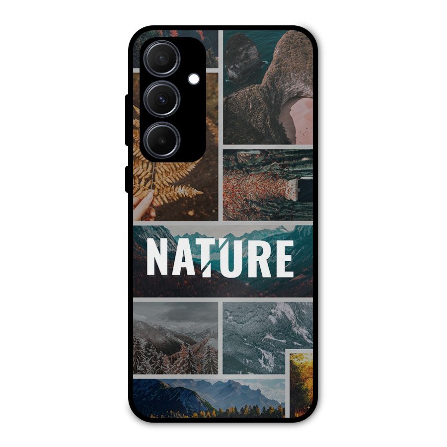 Nature Travel Metal Back Case for Galaxy A35
