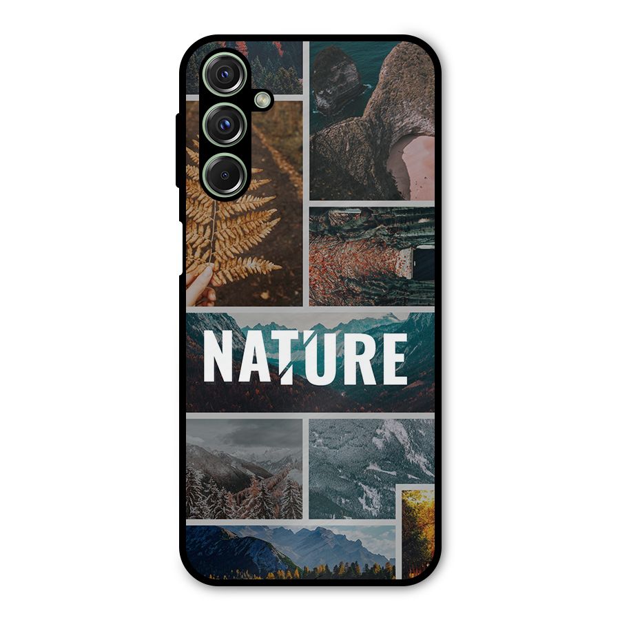 Nature Travel Metal Back Case for Galaxy M34