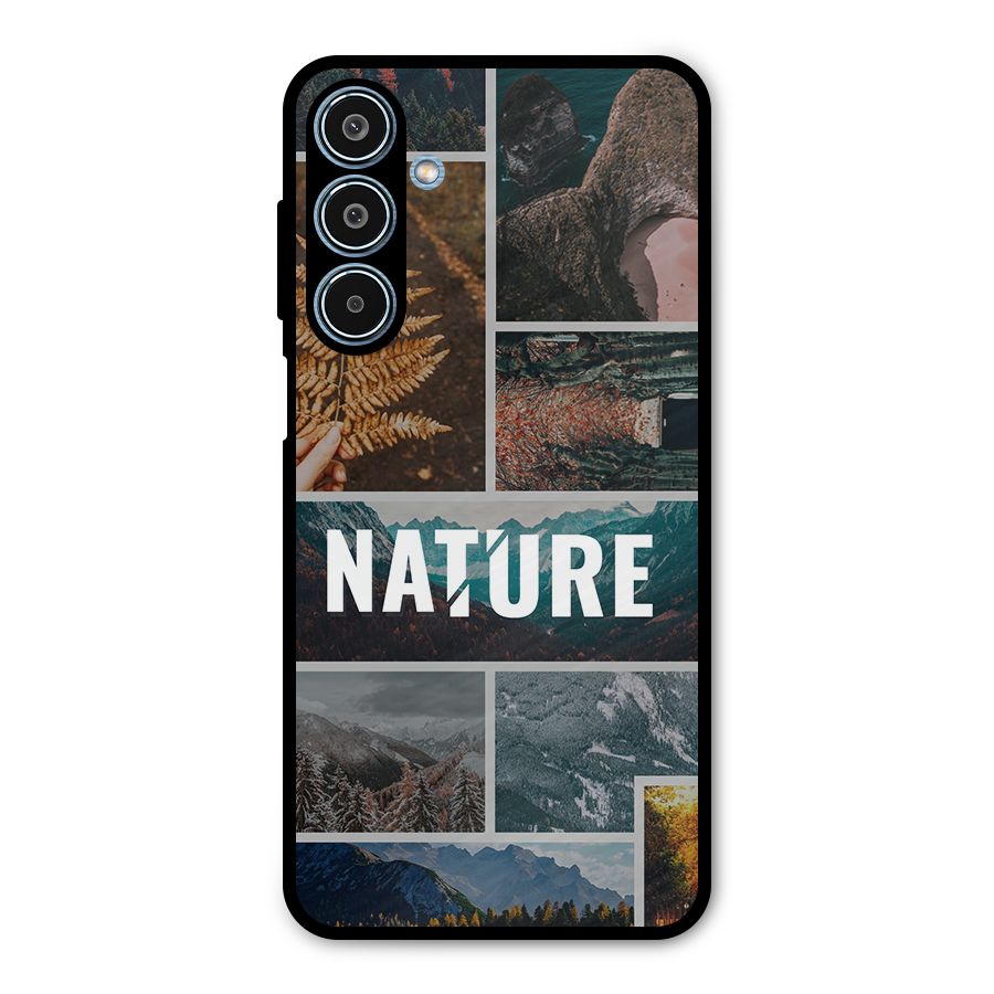 Nature Travel Metal Back Case for Galaxy M35