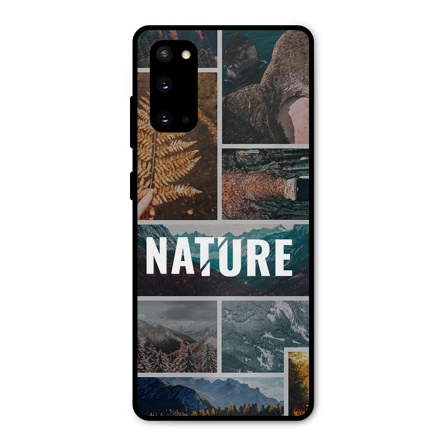Nature Travel Metal Back Case for Galaxy S20