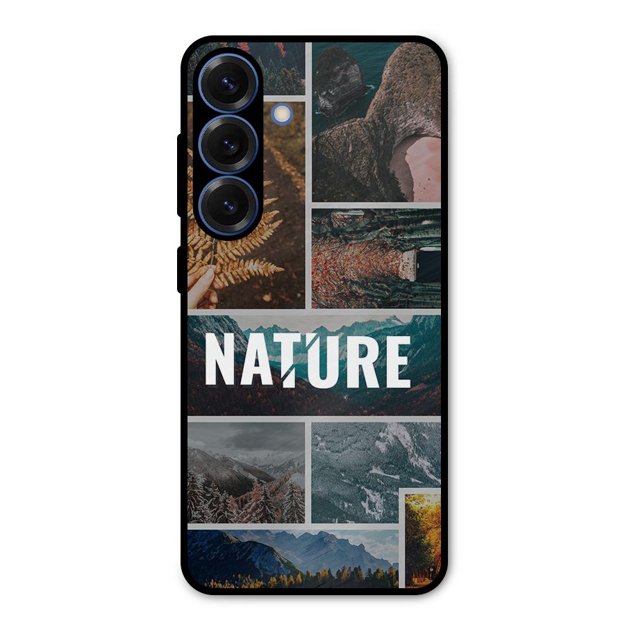 Nature Travel Metal Back Case for Galaxy S25