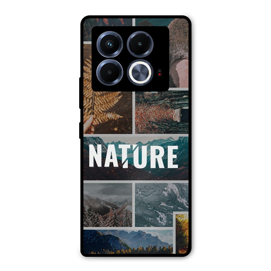 Nature Travel Metal Back Case for Infinix Note 40 5G