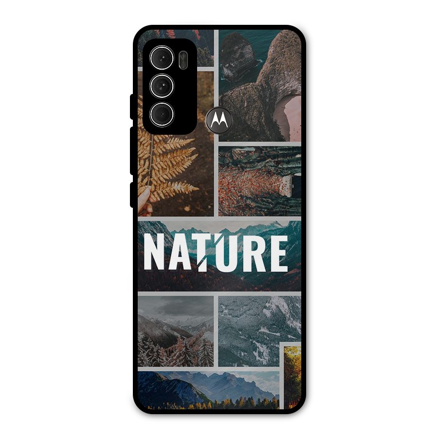 Nature Travel Metal Back Case for Moto G60