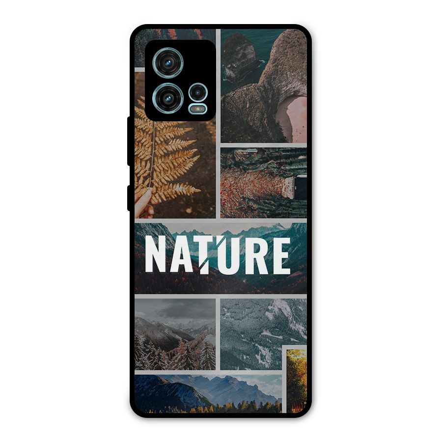 Nature Travel Metal Back Case for Moto G72