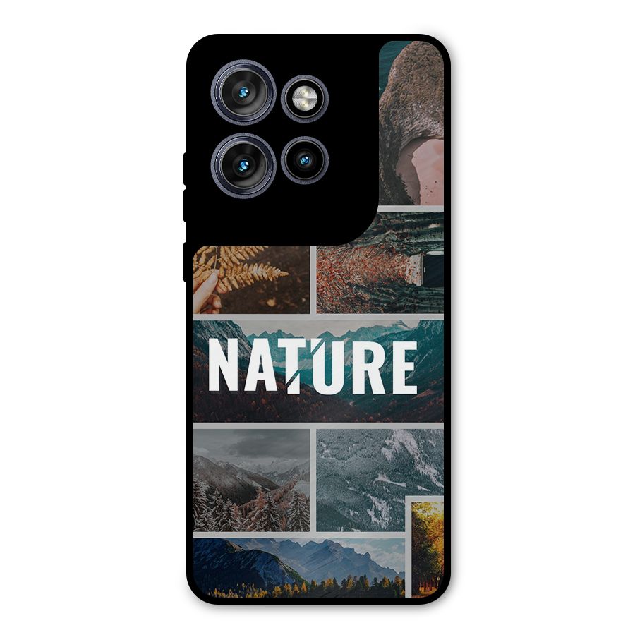 Nature Travel Metal Back Case for Motorola Edge 50 Neo