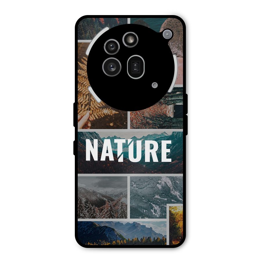 Nature Travel Metal Back Case for Nothing Phone 3a Pro