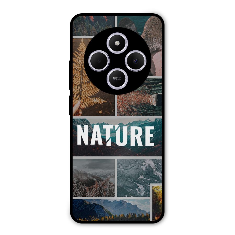 Nature Travel Metal Back Case for Poco M7