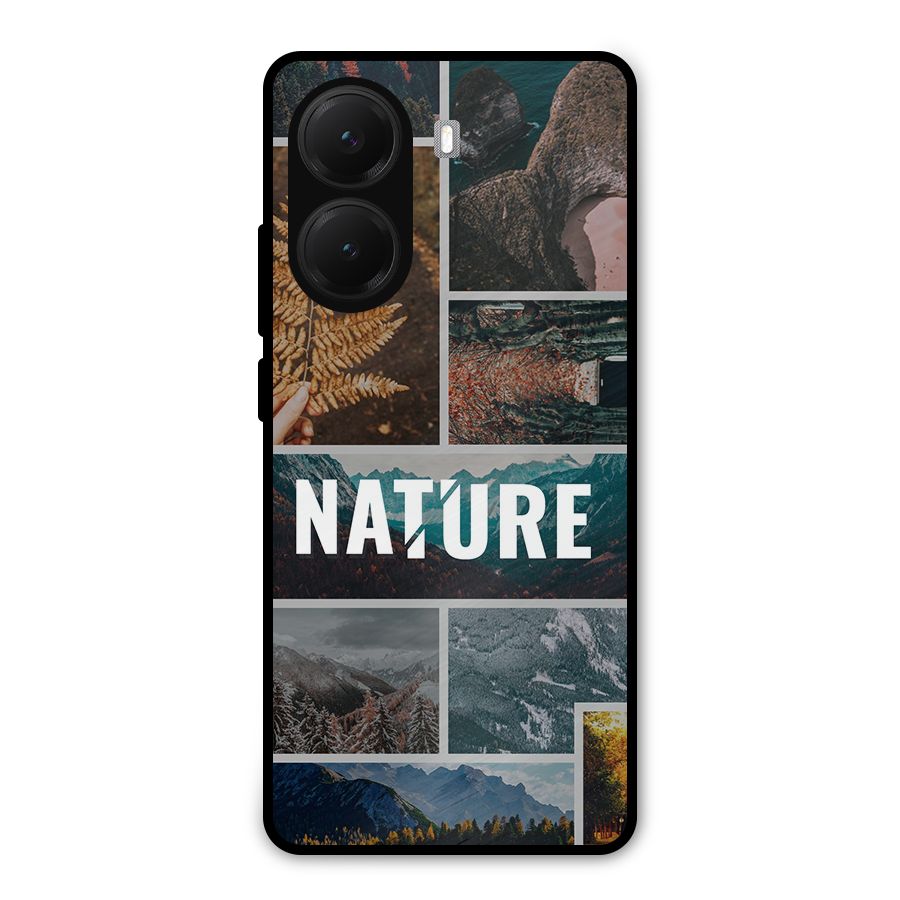 Nature Travel Metal Back Case for Poco X7 Pro