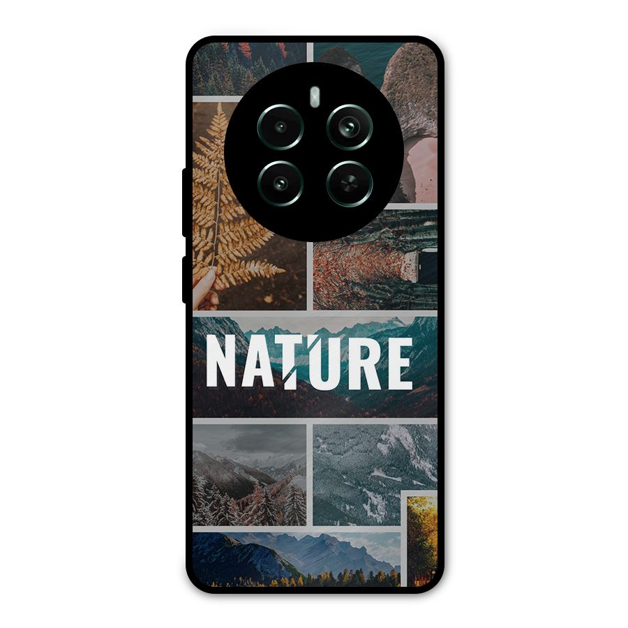 Nature Travel Metal Back Case for Realme 12 Pro Plus