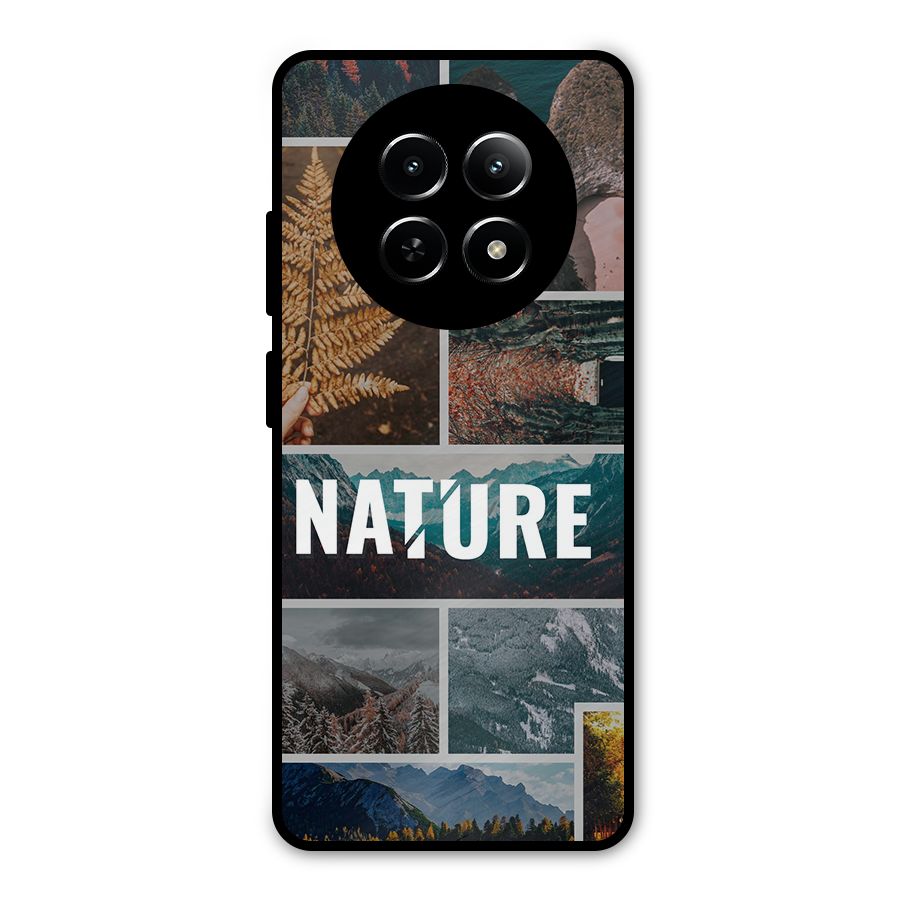 Nature Travel Metal Back Case for Realme 12x 5G