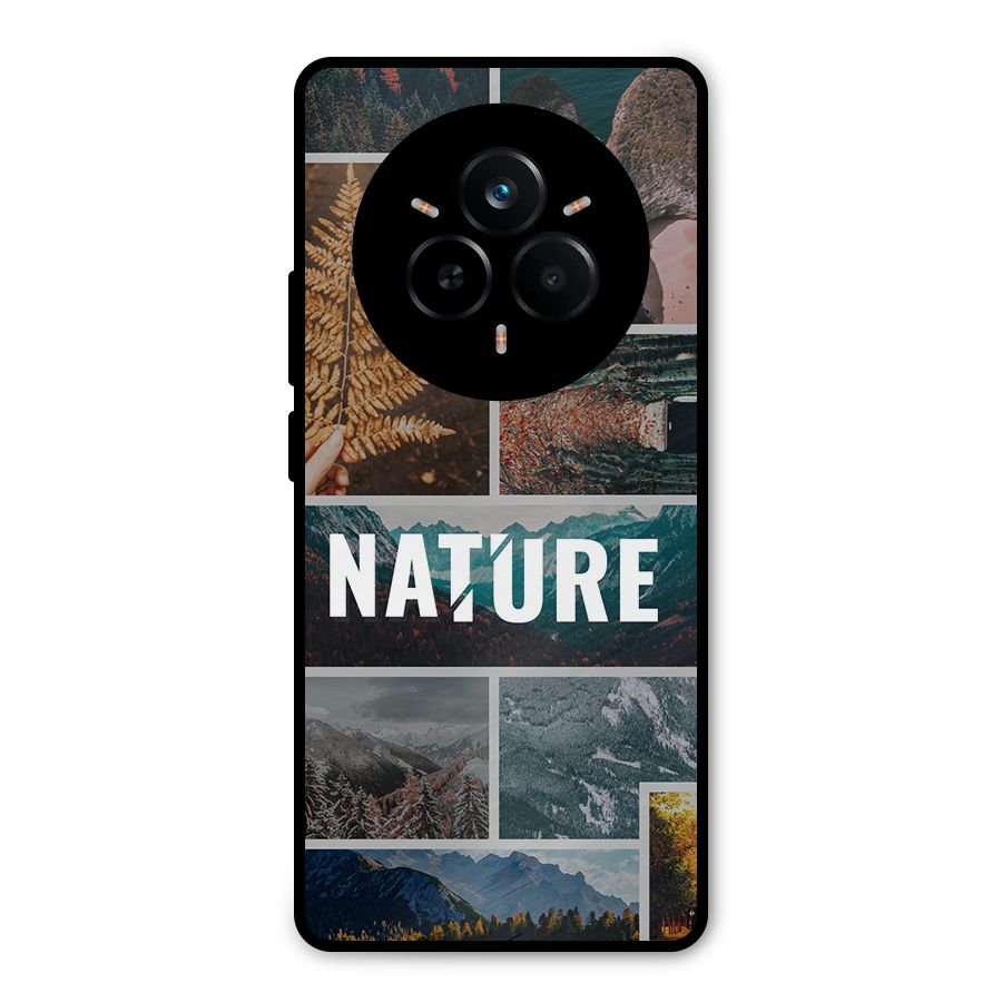 Nature Travel Metal Back Case for Realme 14 Pro