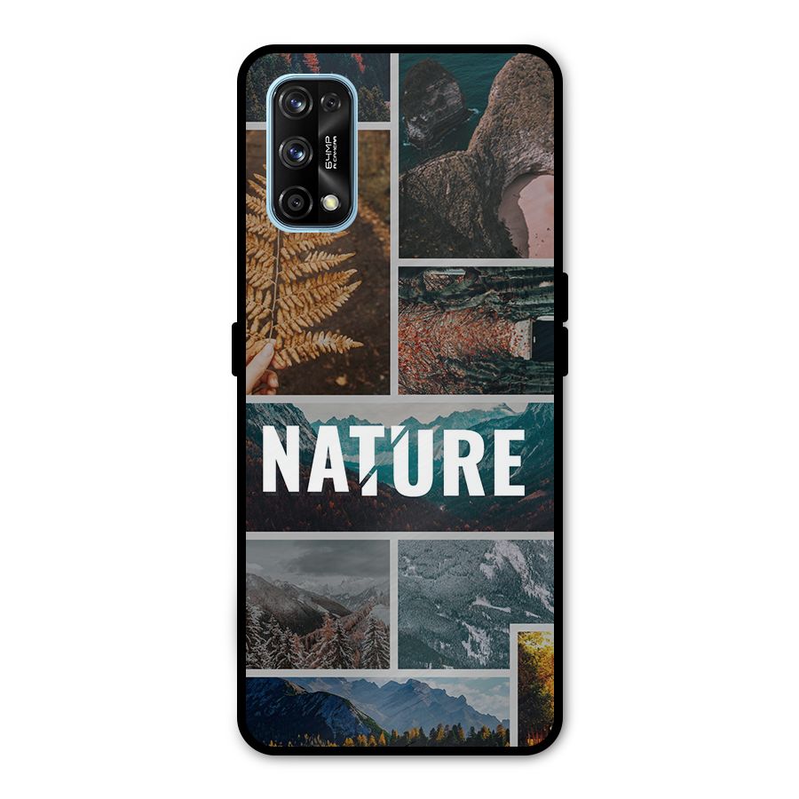 Nature Travel Metal Back Case for Realme 7 Pro