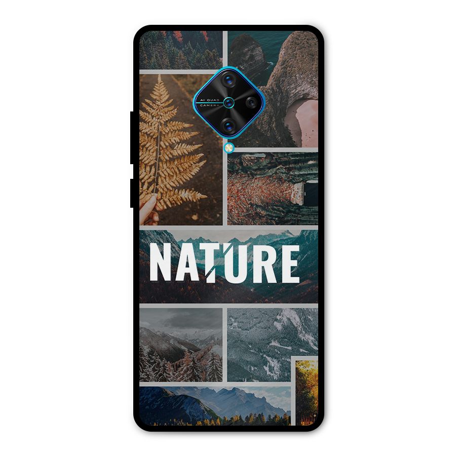 Nature Travel Metal Back Case for Vivo S1 Pro