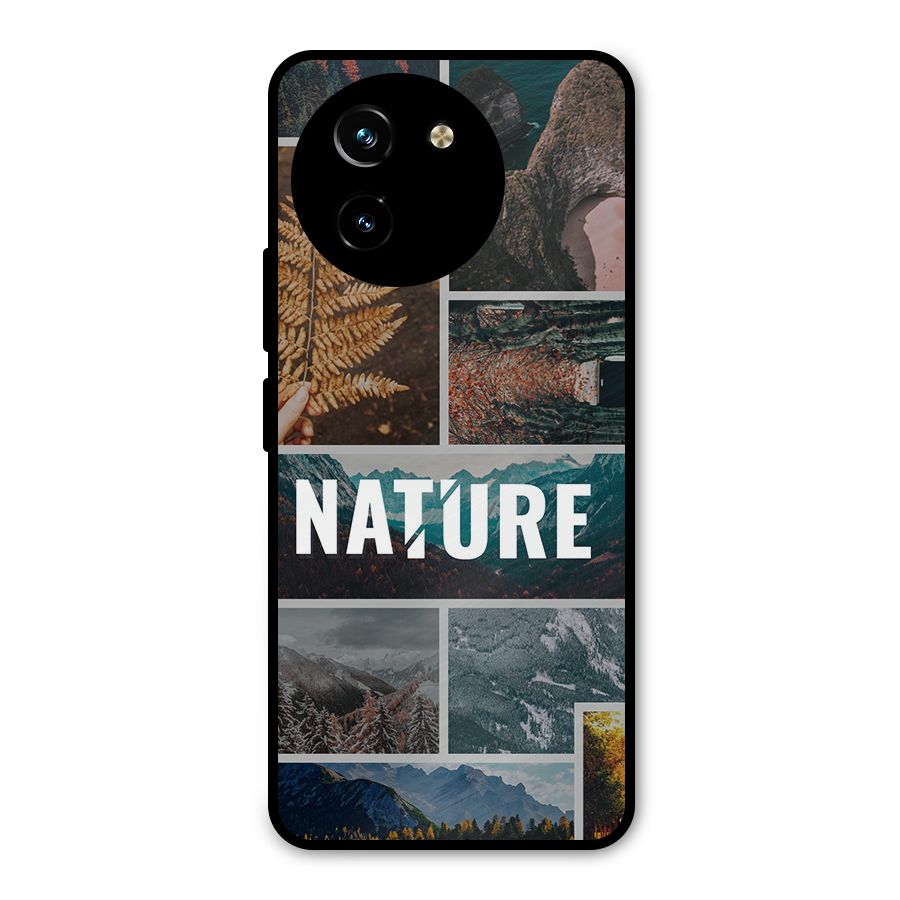 Nature Travel Metal Back Case for Vivo T3x