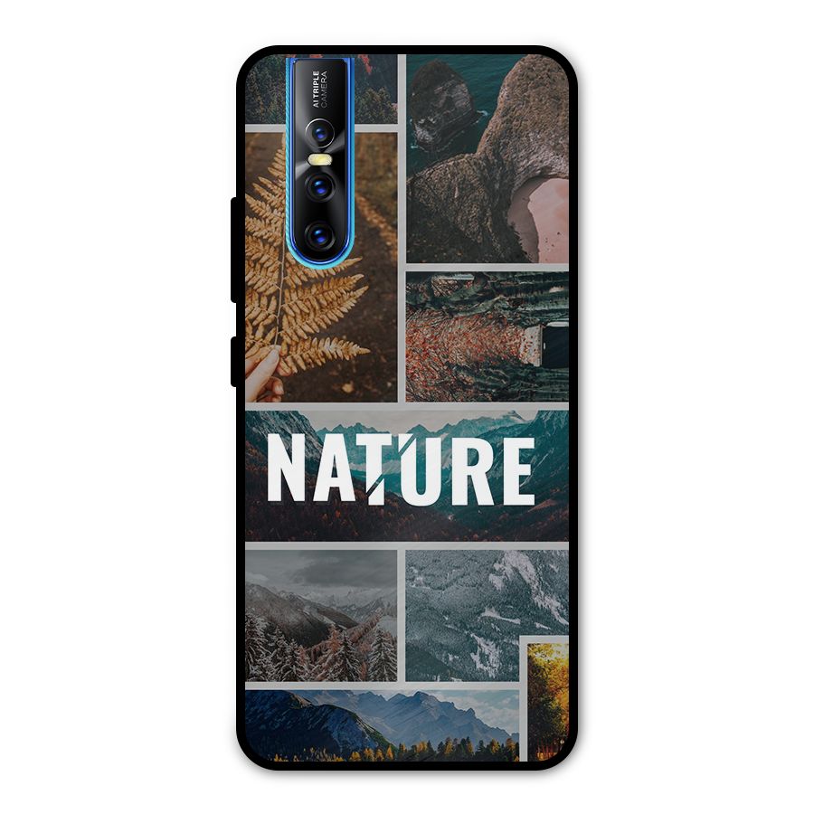 Nature Travel Metal Back Case for Vivo V15 Pro