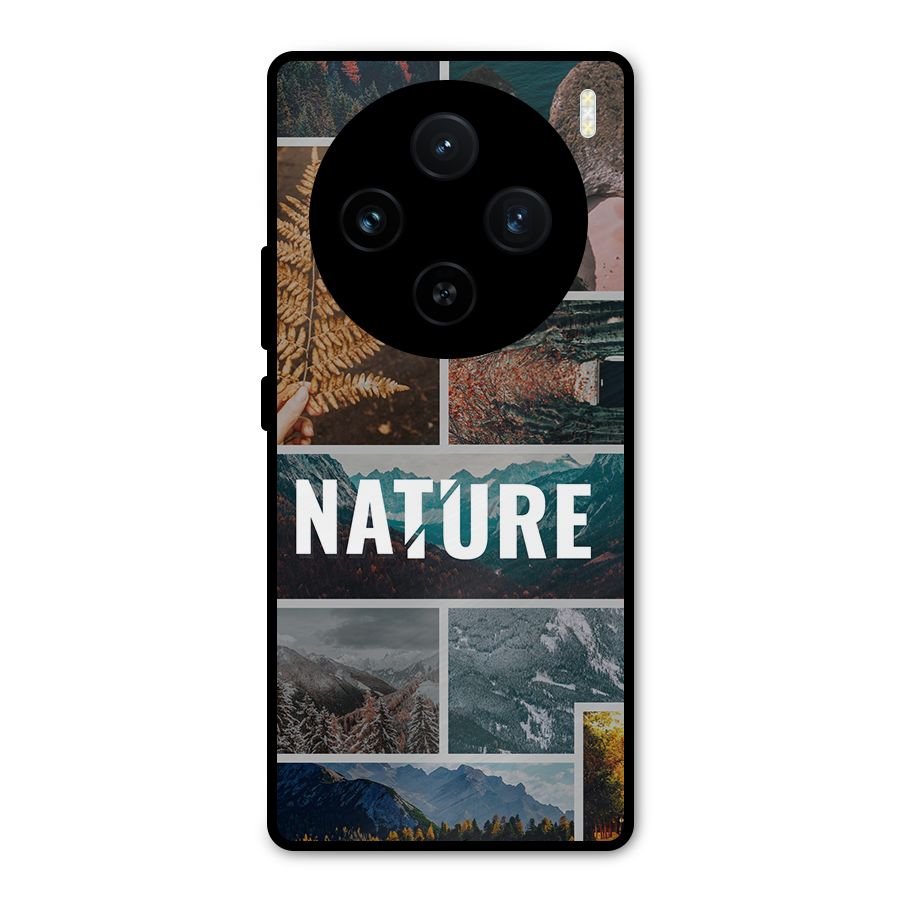 Nature Travel Metal Back Case for Vivo X100