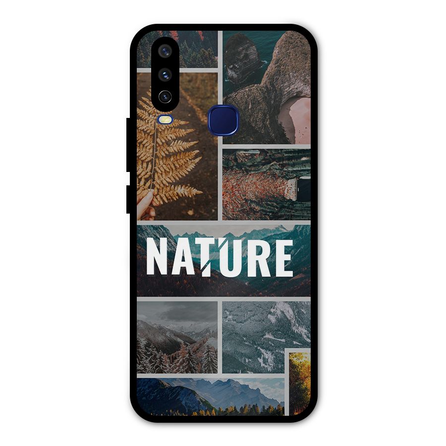Nature Travel Metal Back Case for Vivo Y15