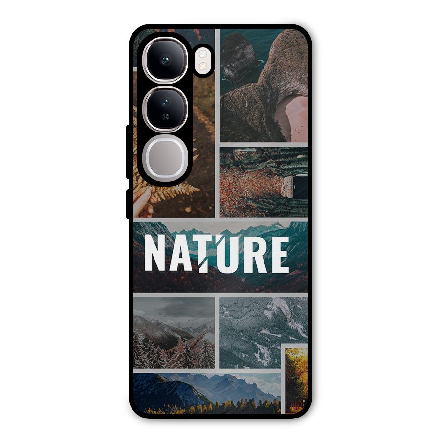 Nature Travel Metal Back Case for Vivo Y300