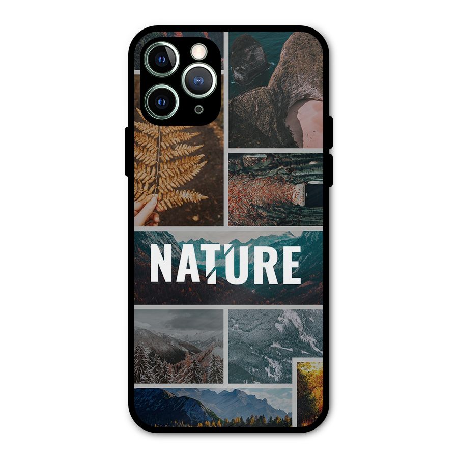 Nature Travel Metal Back Case for iPhone 11 Pro Max