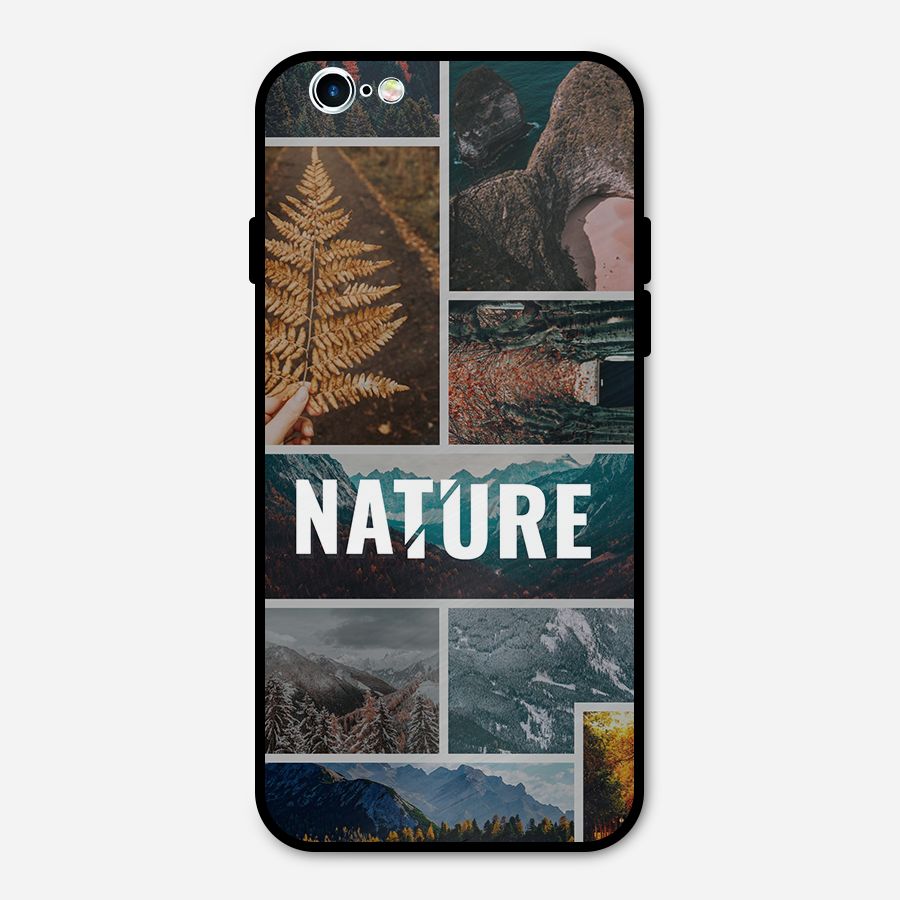 Nature Travel Metal Back Case for iPhone 6 6s