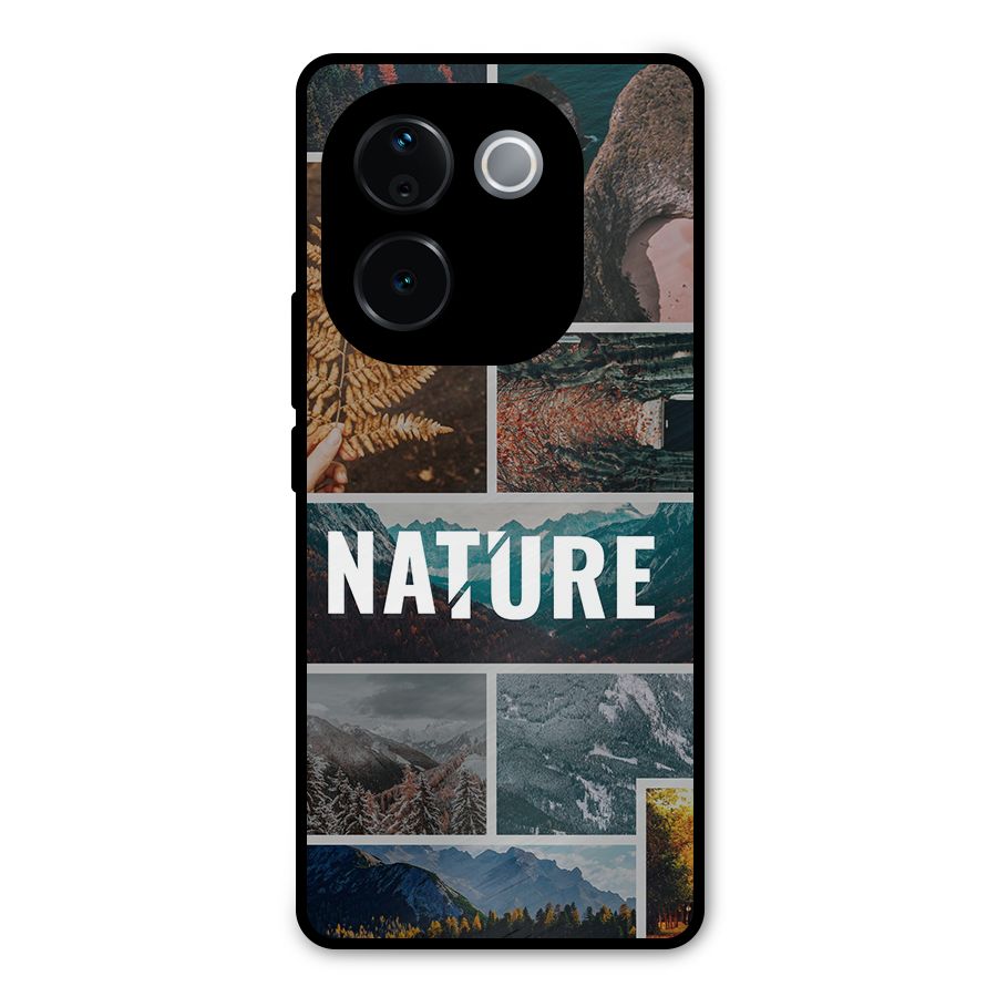 Nature Travel Metal Back Case for iQOO Z9s Pro