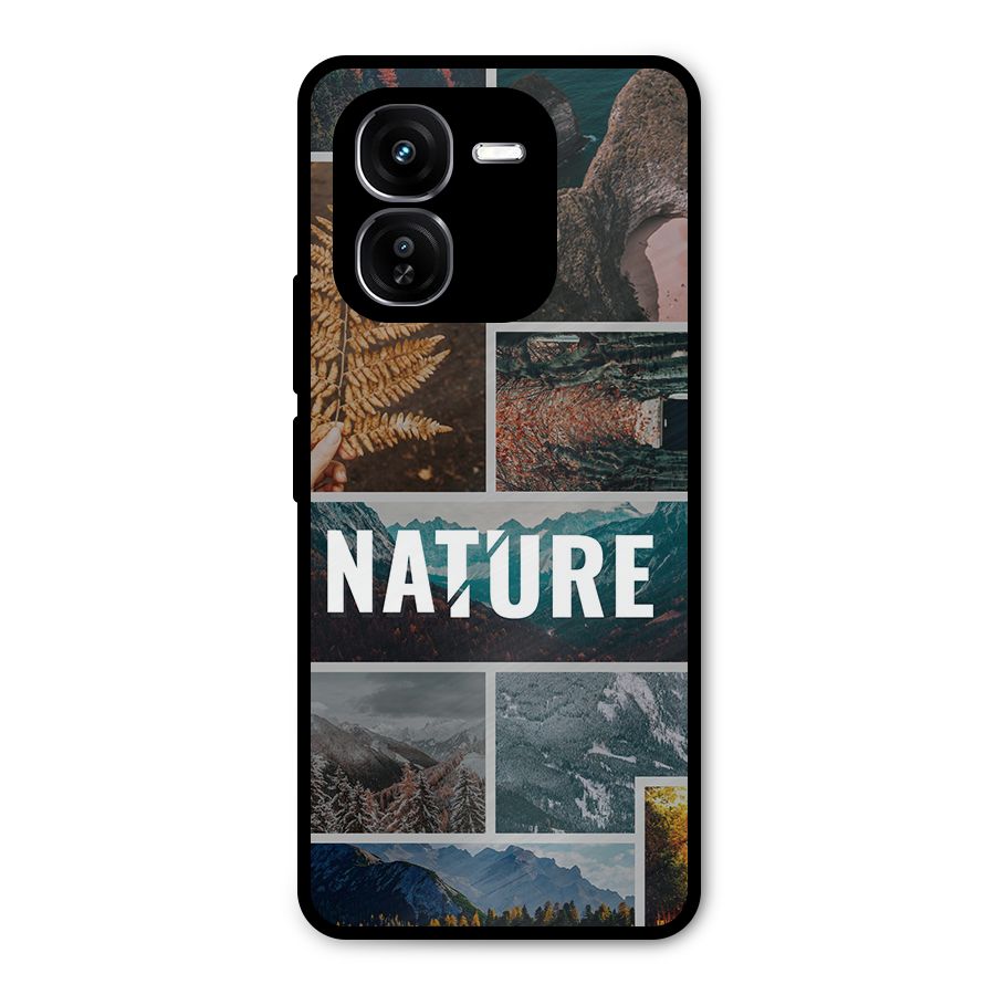 Nature Travel Metal Back Case for iQOO Z9x