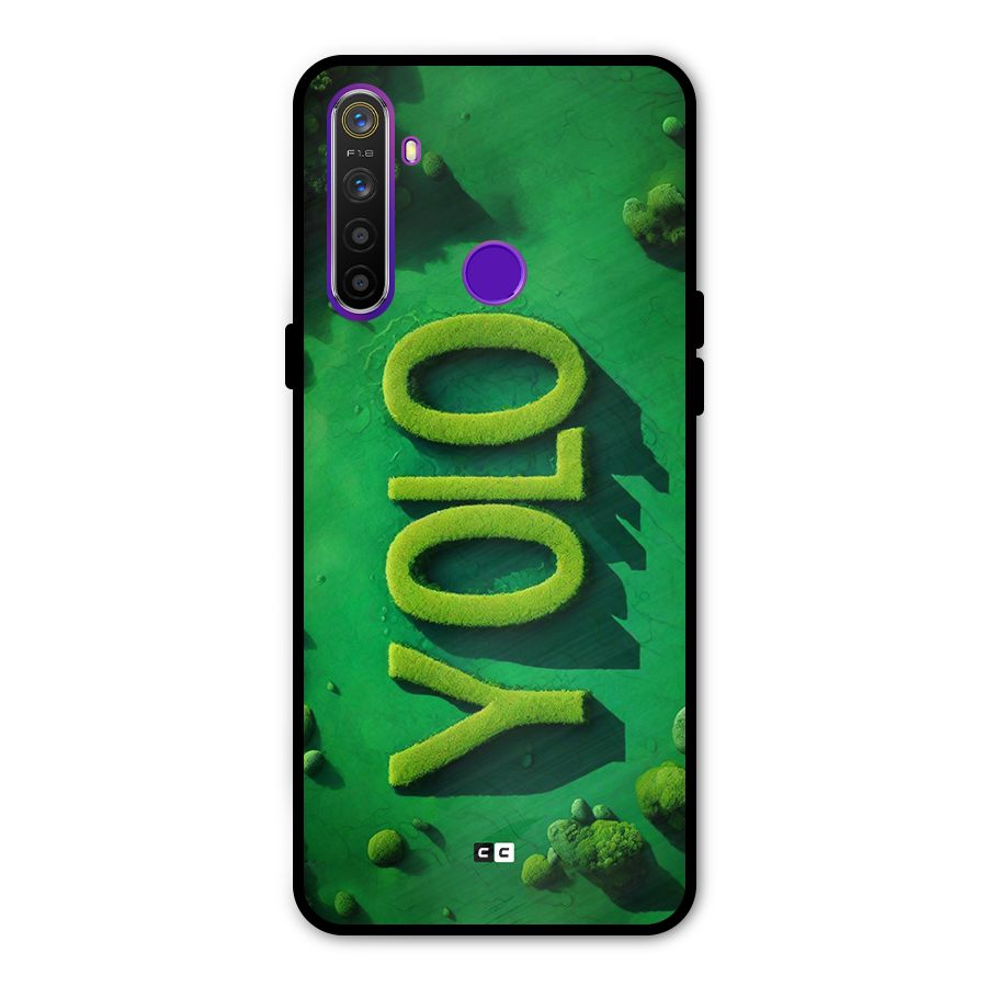 Nature Yolo Glass Back Case for Realme 5s