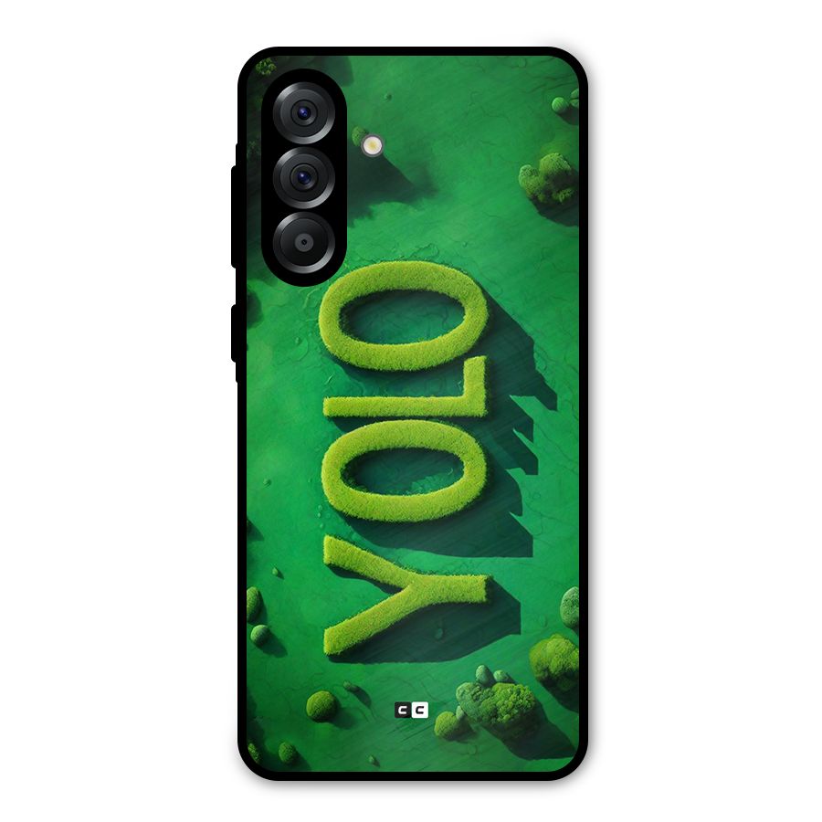 Nature Yolo Metal Back Case for Galaxy A36