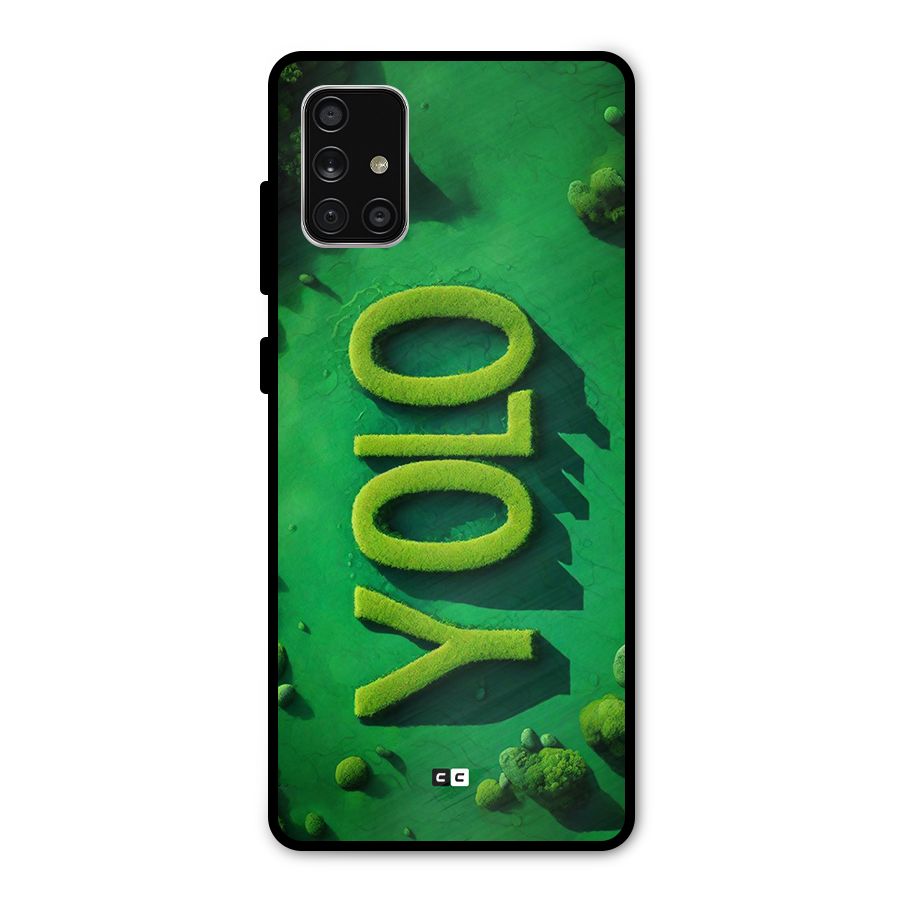 Nature Yolo Metal Back Case for Galaxy A71