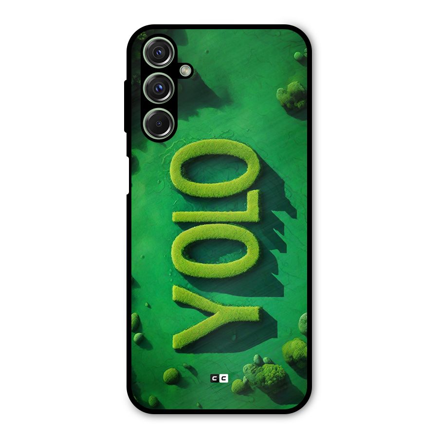 Nature Yolo Metal Back Case for Galaxy F34